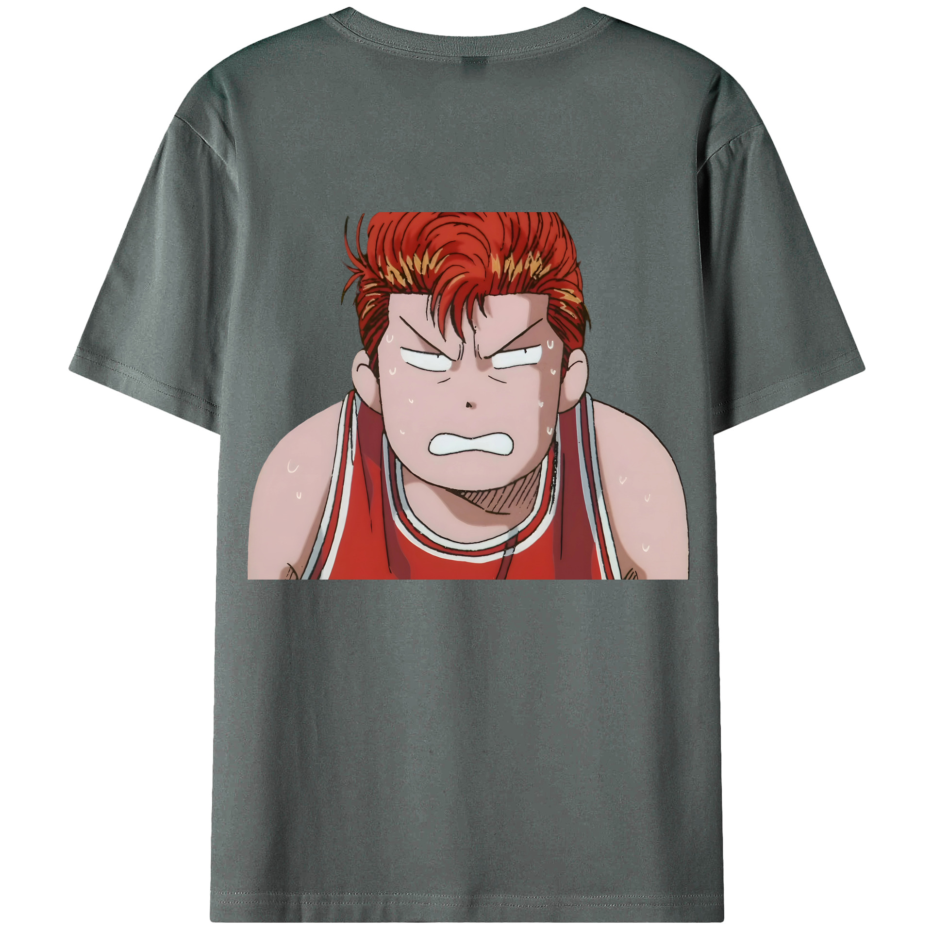 （画像用） SLAM DUNK／スラムダンク 綿100％ メンズ半袖Tシャツ（バックプリント） 通気性